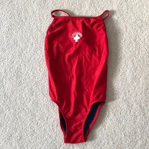 Red Lifeguard Suit